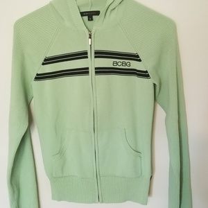 BCBG Hoodie Green Sz Small